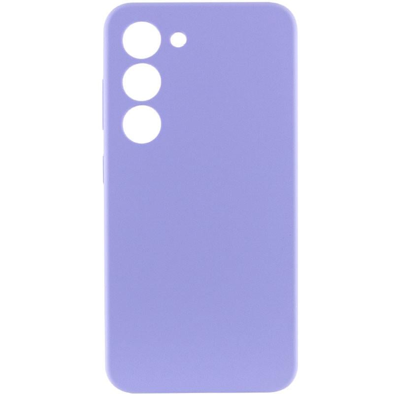 Противоударный чехол Silicone Cover Lakshmi Full Camera (AAA) для Samsung Galaxy S24+ Сиреневый / Dasheen