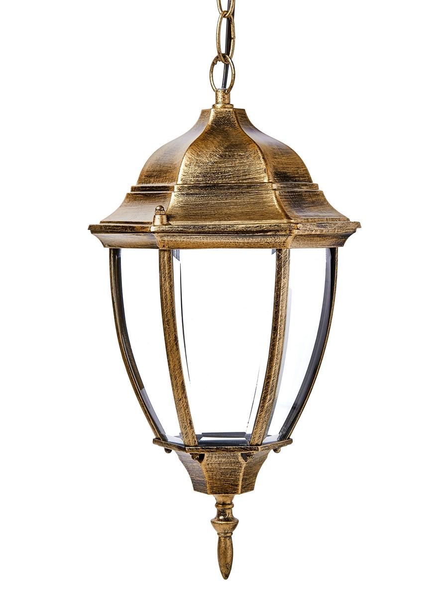 Светильник садово-парковый Delux Palace A009 60 Вт Е27 Черный/Золотой (12500012)