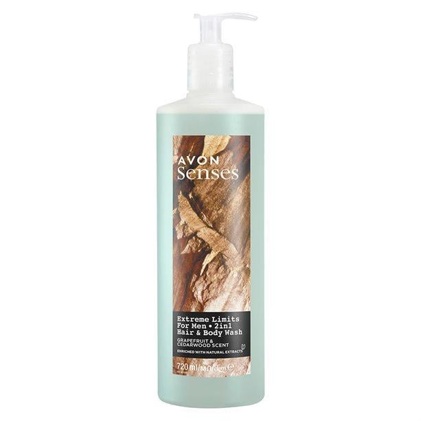 Гель для душа мужской Avon Экстремальный заряд 720 мл (1334658667)