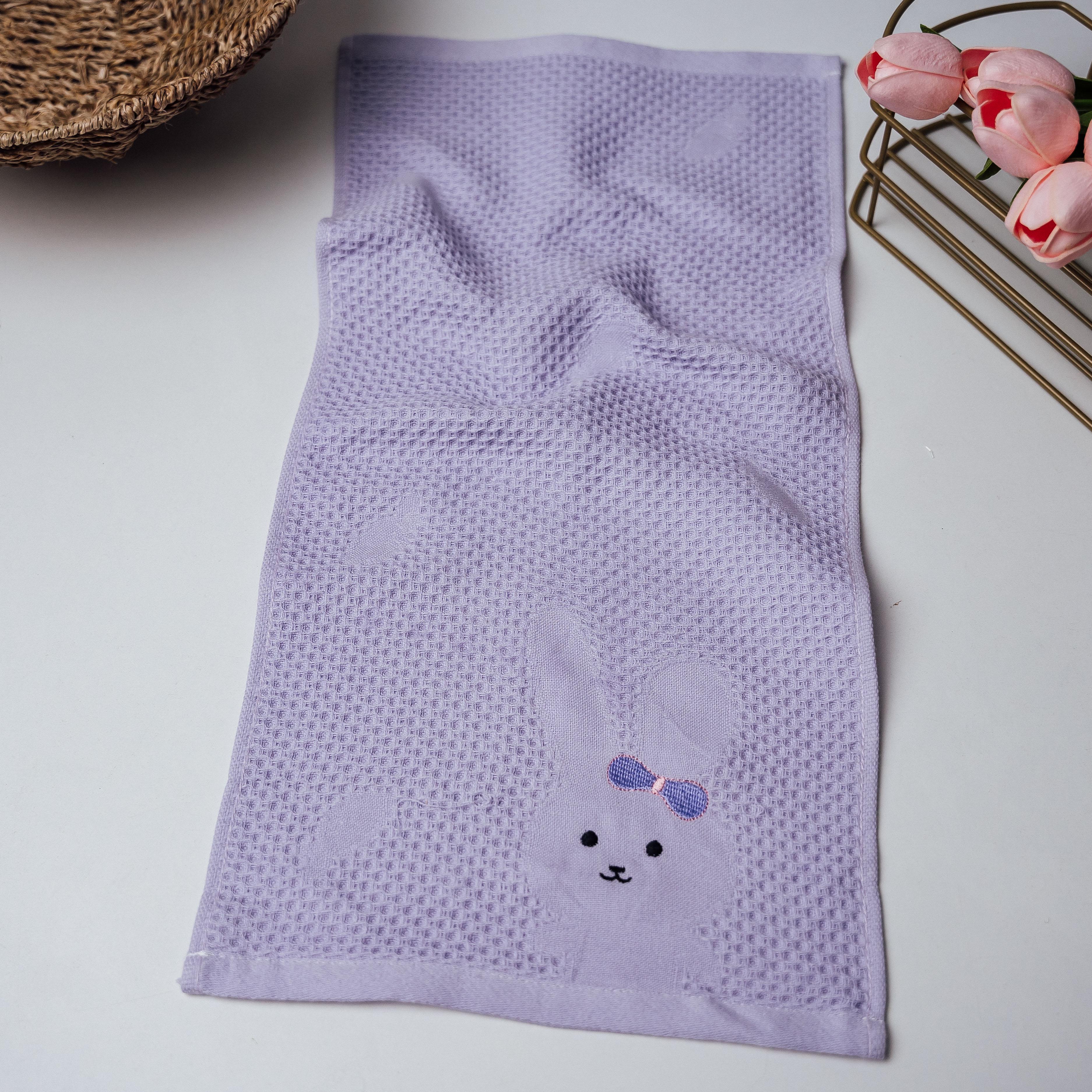 Кухонное полотенце Зайчик 25х50 см Пастельно-фиолетовый (87166)