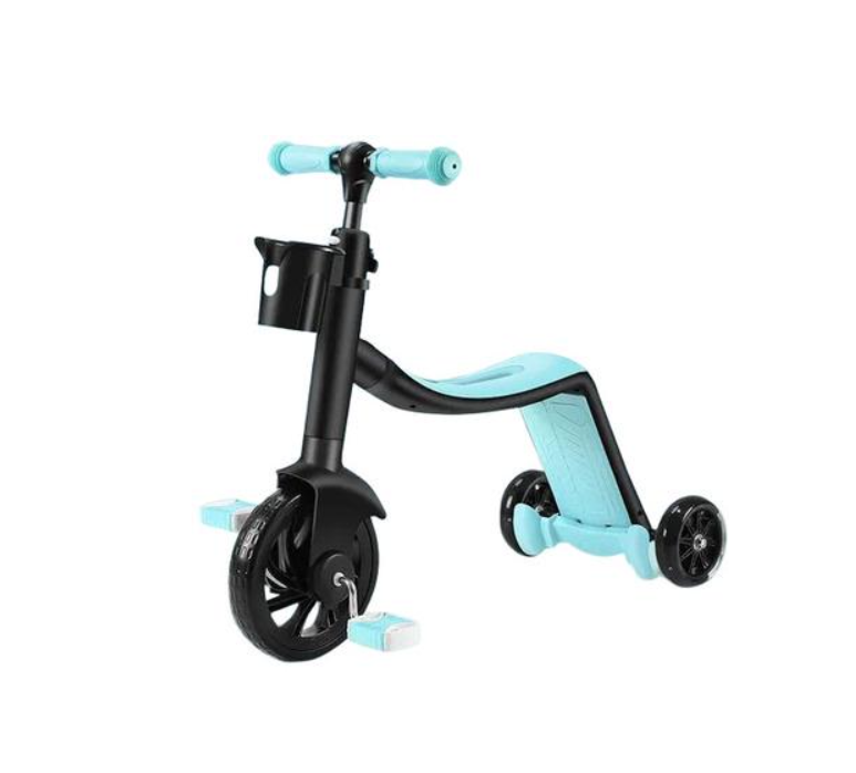 Беговел 3в1 Бирюзовый (45677-_1477)