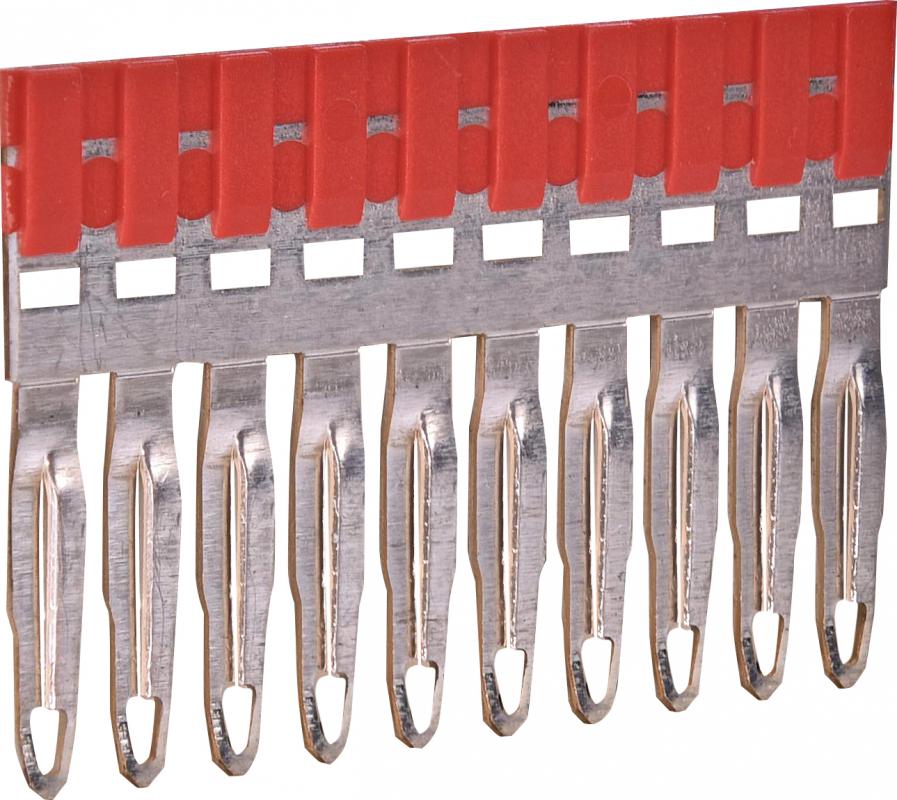 Перемычка соединительная ETI ESC-PTP2/10/R 10Р для клемм ESC-CBC.2 красная изоляция (3903024)