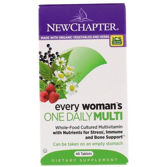 Вітамінно-мінеральний комплекс New Chapter Every Woman's One Daily Multi 48 Tabs