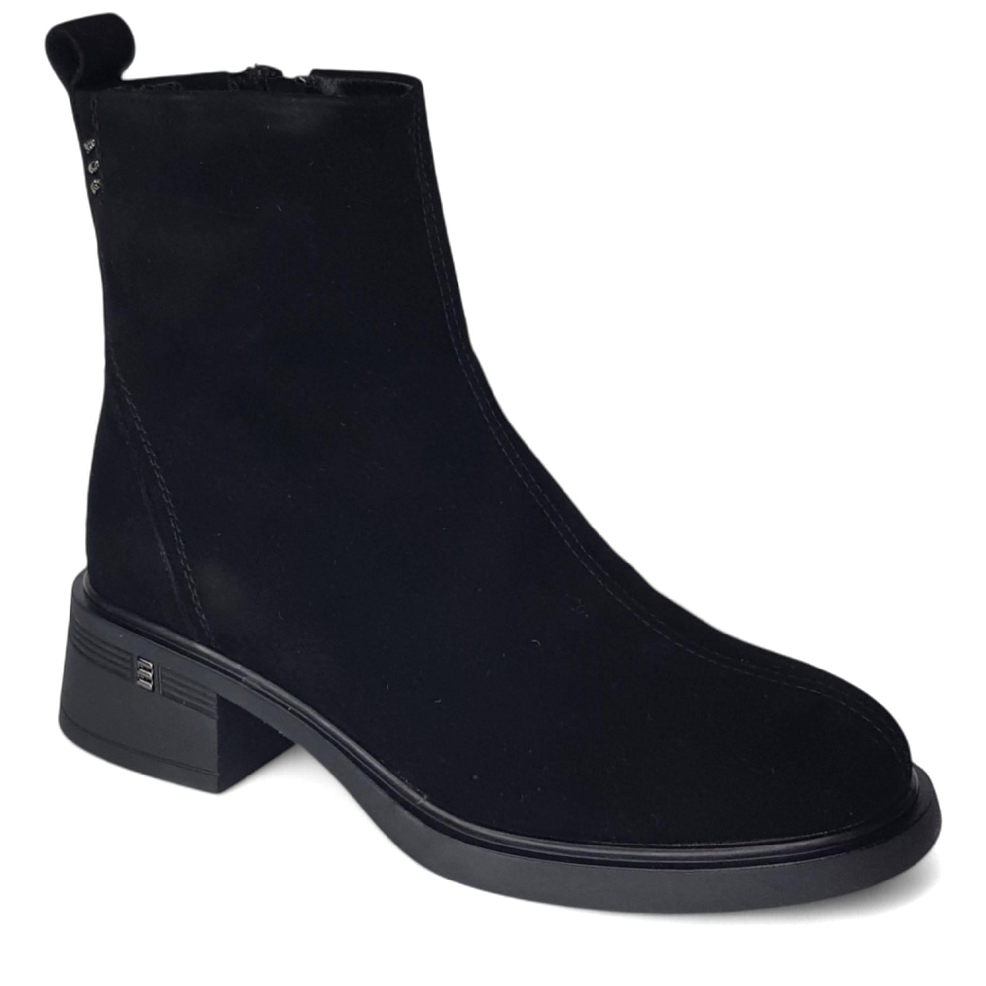 Ботильоны женские зимние Wollen р. 37 Черный (013790-37)