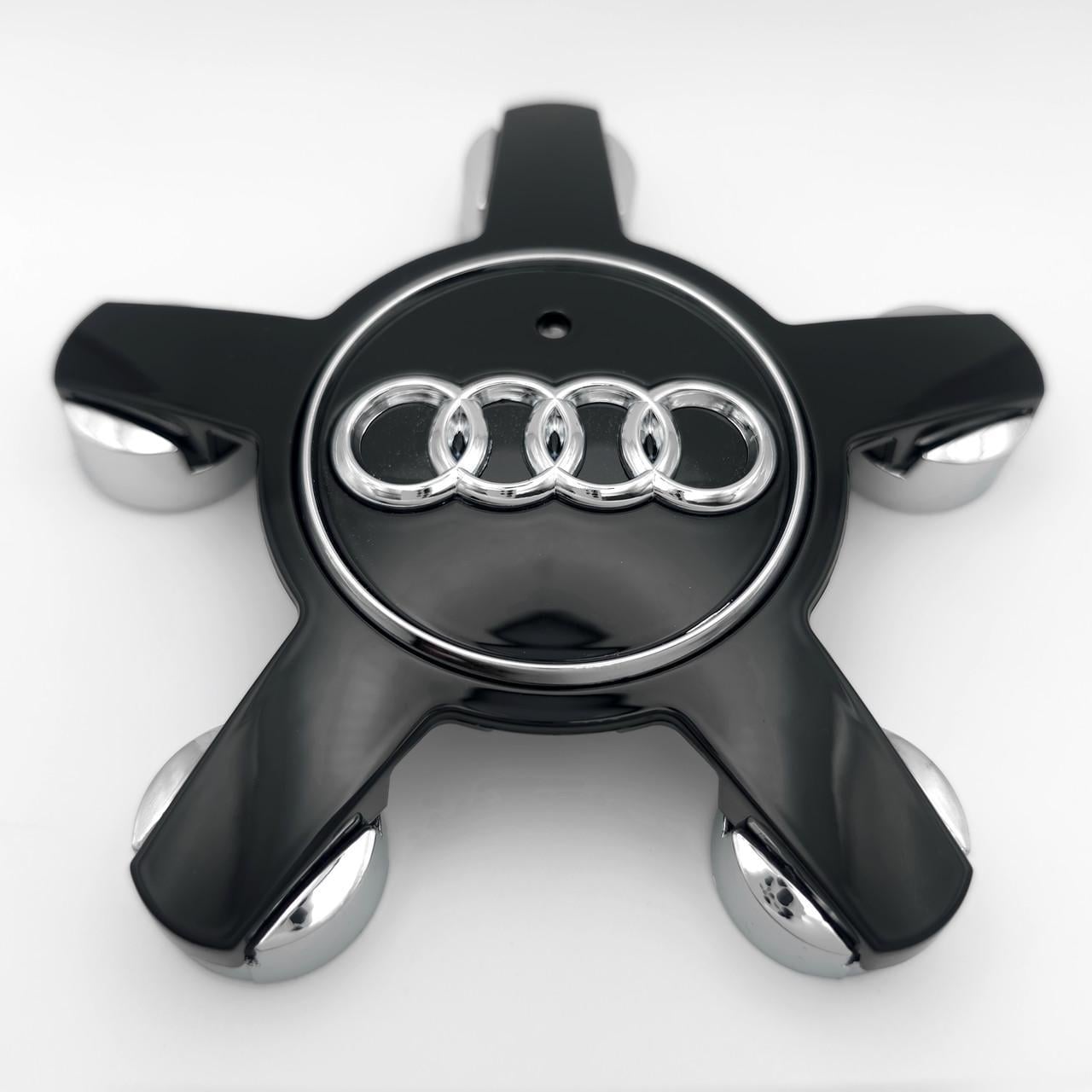 Колпачок заглушка ступицы колеса Audi 135 мм Черный (3012561026)