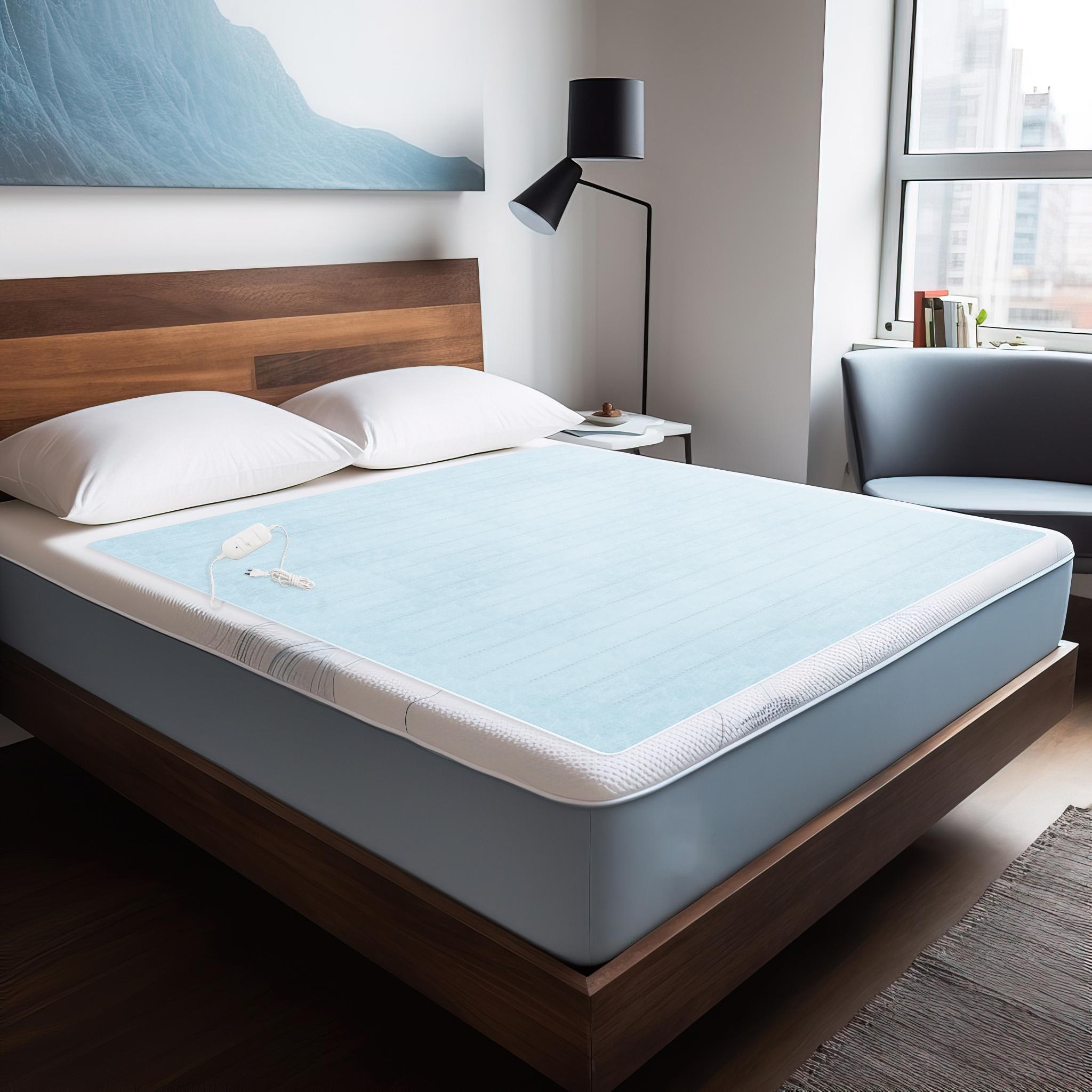 Электропростынь Termosoft с подогревом Kayfovo 120x160 см полуторка байка Голубой (28907) - фото 7 Электропростынь Termosoft с подогревом Kayfovo 120x160 см полуторка байка Голубой (28907) - фото 7