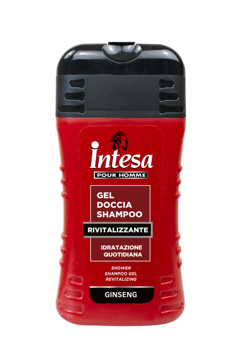 Шампунь-гель для душа Intesa Pour Homme Bath Shower Shampoo Ginseng 250 мл (12382)