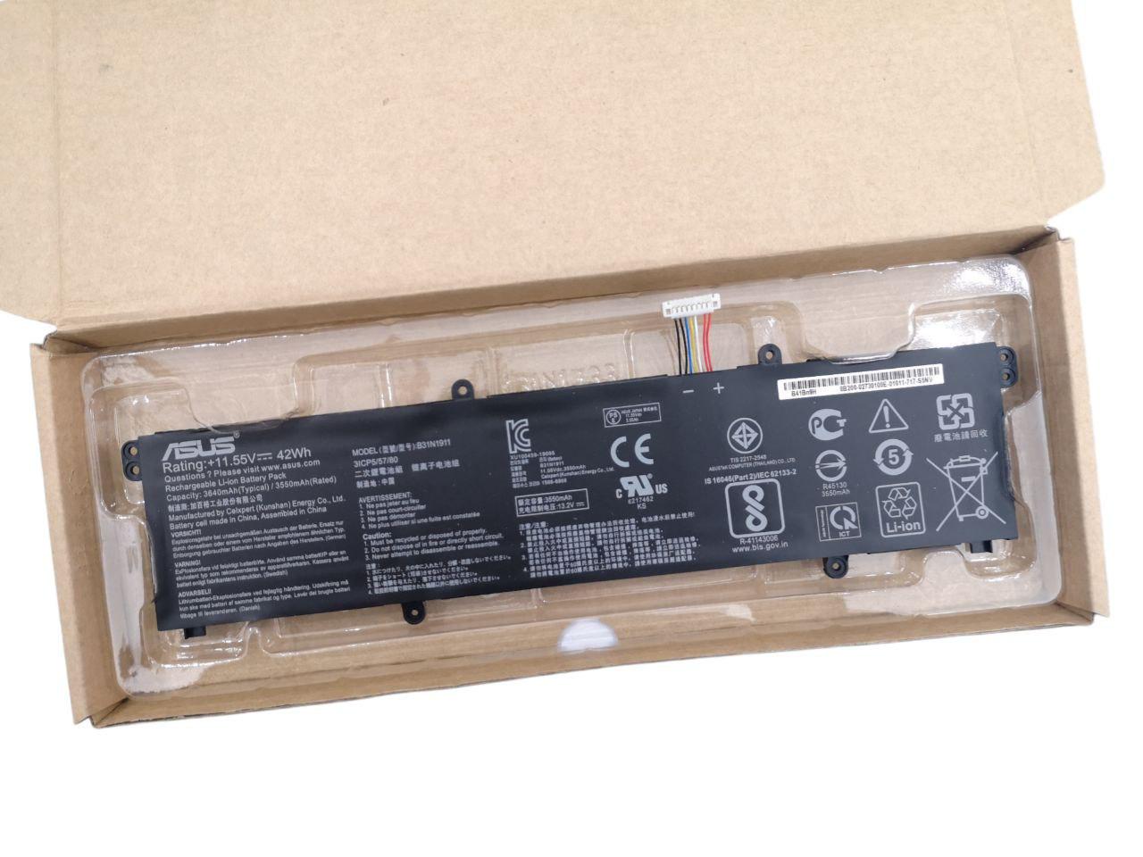 Акумулятор для Asus VivoBook S14 M433IA/K433FA/S433FA/C31N1911 3640 mAh 42Wh (21347595)