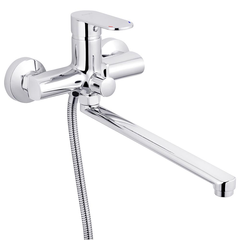 Смеситель для ванны IBERGRIF River M13121 CV028484 однорычажный Хром (147741)