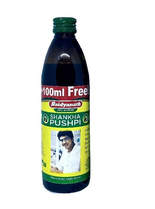 Комплекс Baidyanath Shankh Pushpi syrup для профілактики роботи головного мозку 300 мл 120 порцій (000020252)