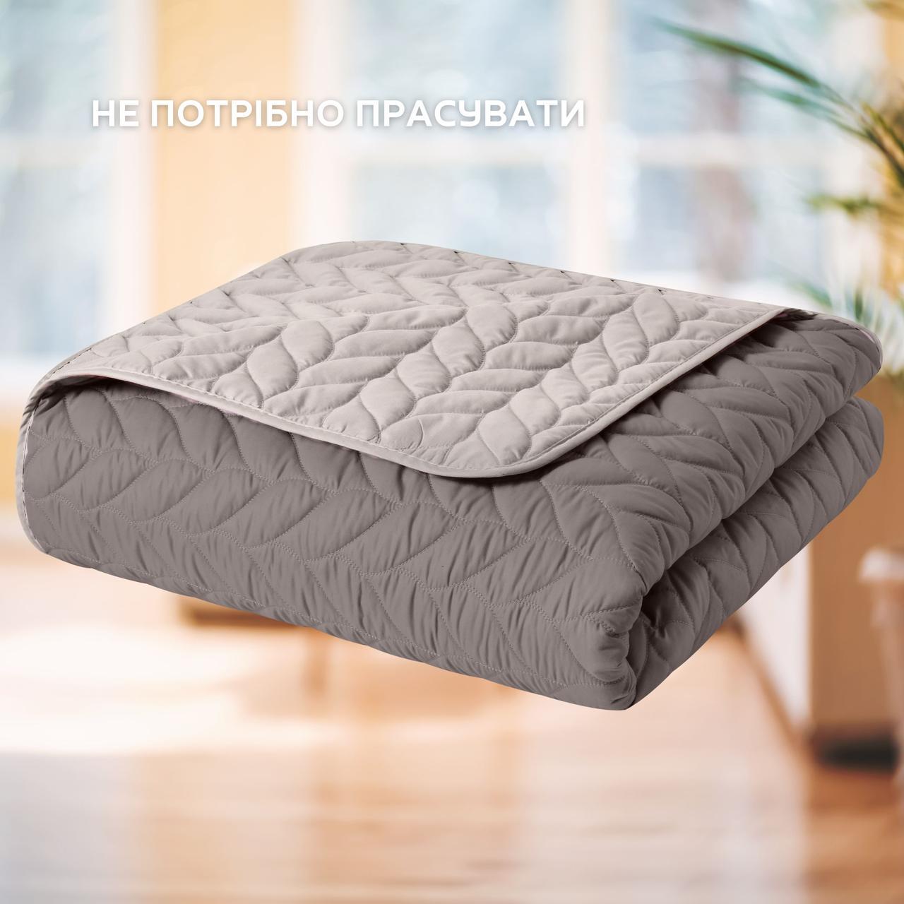 Покрывало IDEIA Warmis Sei Design двухстороннее 220х240 см Серый/Бежевый (25898138) - фото 5 Покрывало IDEIA Warmis Sei Design двухстороннее 220х240 см Серый/Бежевый (25898138) - фото 5