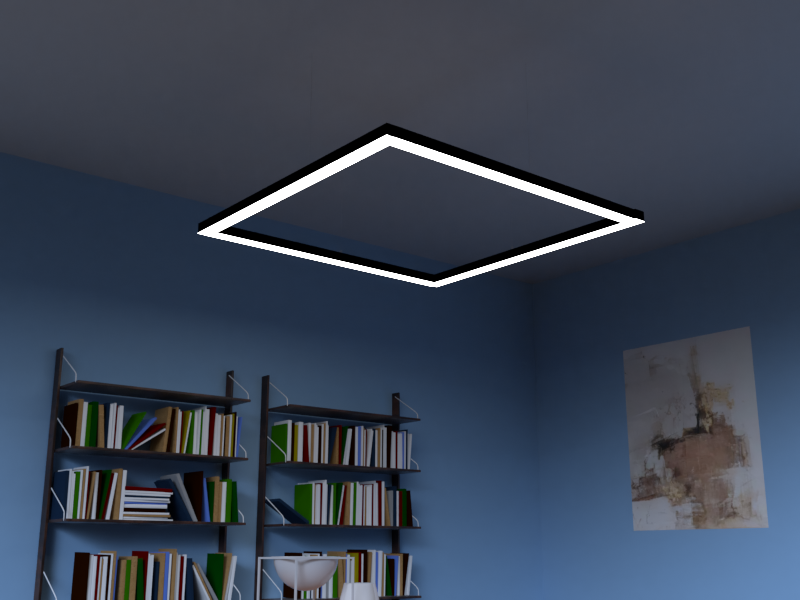 Подвесной светильник светодиодный LEDUA Квадра квадратный черный корпус/два драйвера 110-240V 350W 17300 Lm 4000К 1000х1000 мм (25344273) - фото 3 Подвесной светильник светодиодный LEDUA Квадра квадратный черный корпус/два драйвера 110-240V 350W 17300 Lm 4000К 1000х1000 мм (25344273) - фото 3