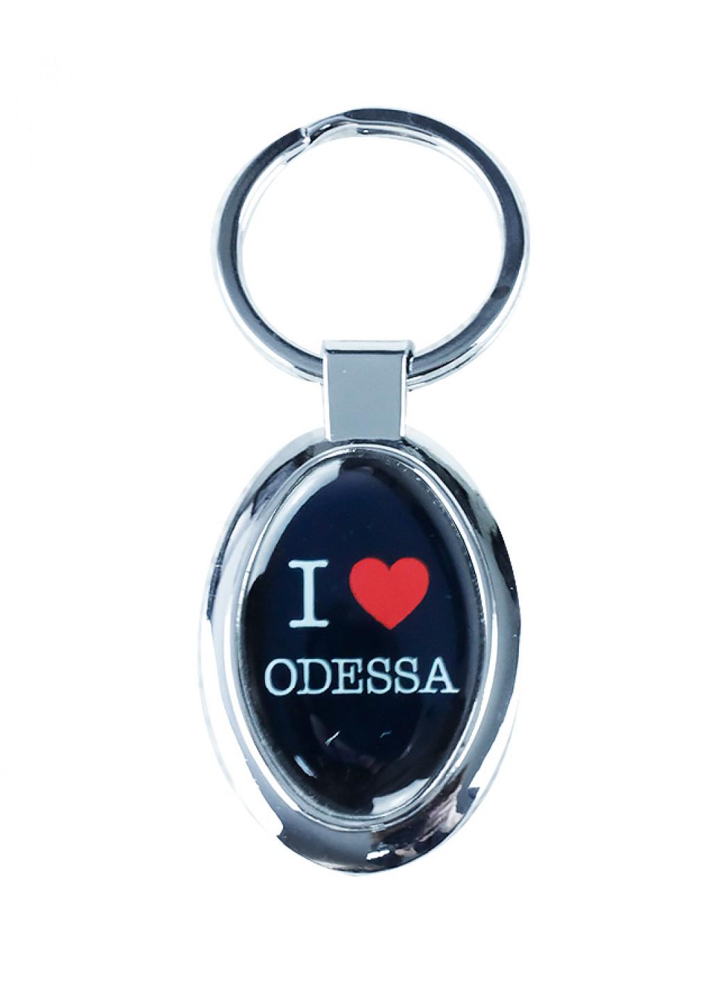 Брелок I Love Odessa овальний Чорний (447276-2 O*)