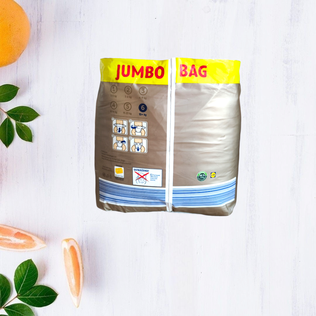Підгузки Lupilu Premium Jumbo Bag 6 15+ кг 76 шт. - фото 4 Підгузки Lupilu Premium Jumbo Bag 6 15+ кг 76 шт. - фото 4