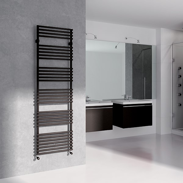 Полотенцесушитель дизайнерский IRSAP Kart 1100x500 мм Черный