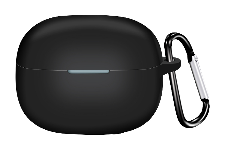 Чехол-накладка DK Silicone Candy Friendly с карабином для Xiaomi Redmi Buds 5 Pro Black Чехол-накладка DK Silicone Candy Friendly с карабином для Xiaomi Redmi Buds 5 Pro Black