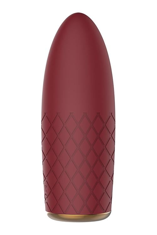 Вибромассажер с рельефной поверхностью Dream Toys Marly компактный 11х4 см Бордовый Вибромассажер с рельефной поверхностью Dream Toys Marly компактный 11х4 см Бордовый