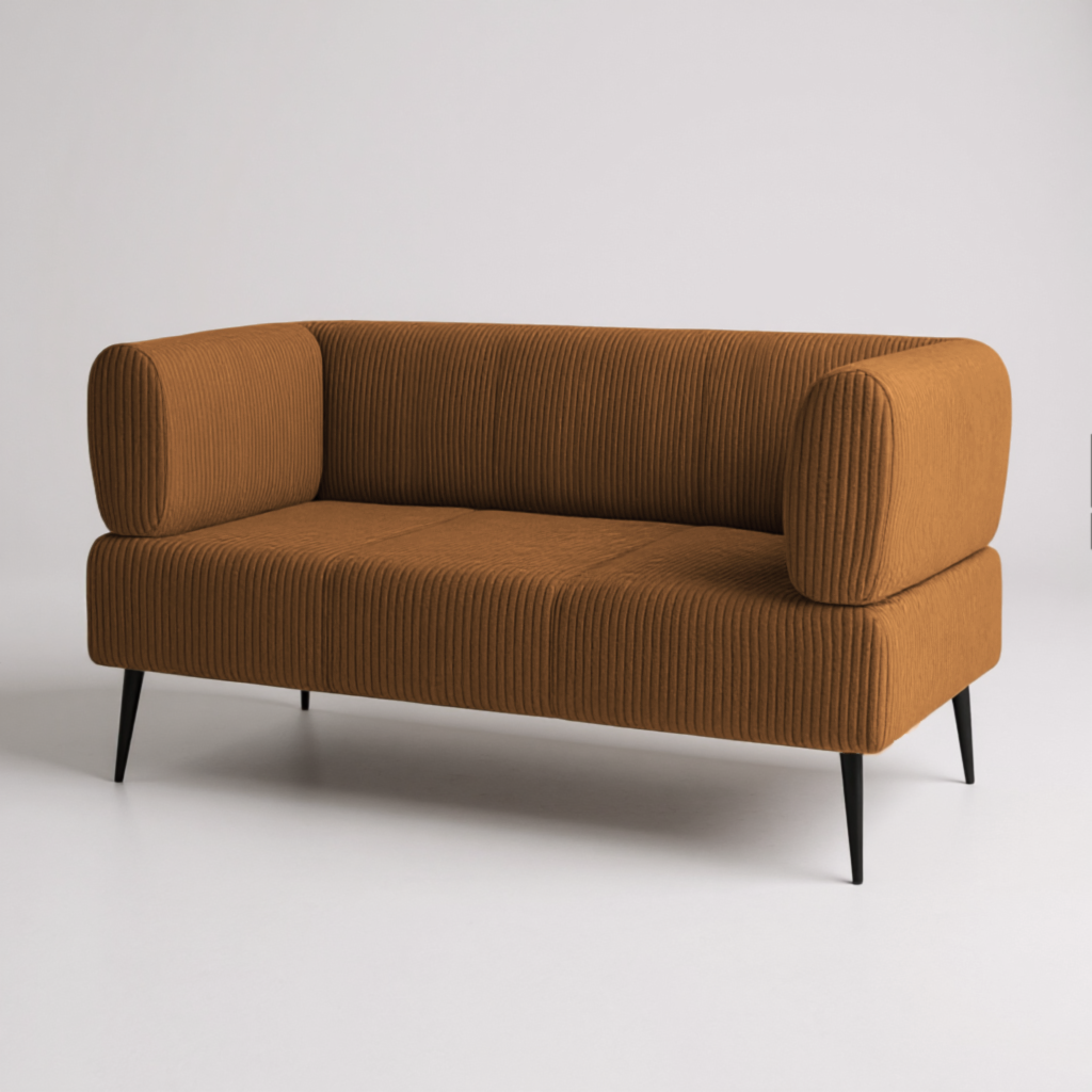 Диван офісний ТОБІ ШО Бенно-1 з підлокітниками 1400х720х750 мм велюр/вельвет Lotus 54/Brick (ndf6715) Диван офісний ТОБІ ШО Бенно-1 з підлокітниками 1400х720х750 мм велюр/вельвет Lotus 54/Brick (ndf6715)