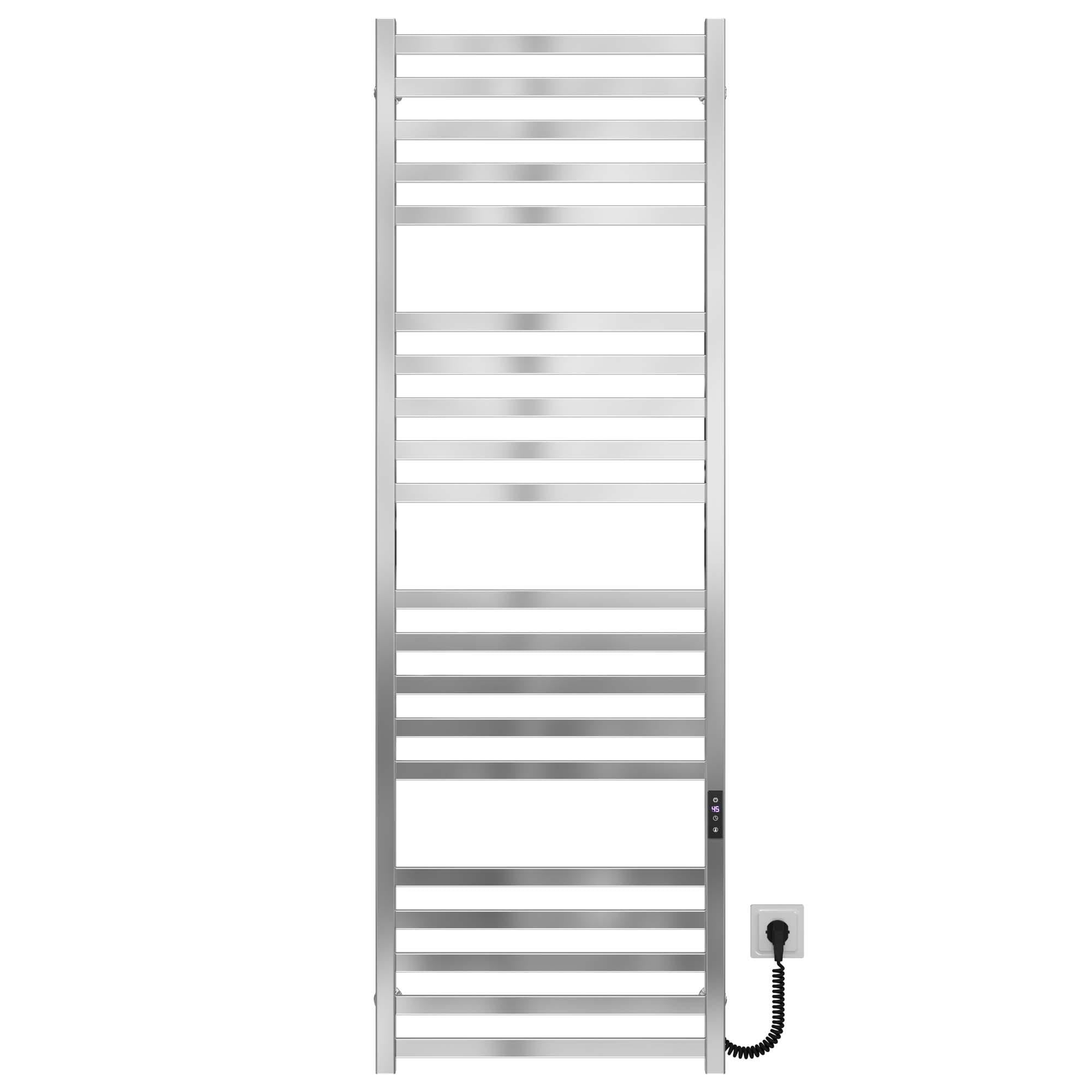 Полотенцесушитель электрический Deffi Magnus П20 JD04 нержавеющая сталь 600х1600 мм Хром (A.MA.160.60.20.ECR2)
