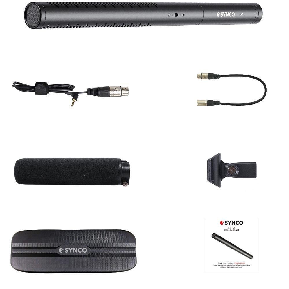 Микрофон пушка SYNCO D1 гиперкардиоидный для голоса (2127779112) - фото 3 Микрофон пушка SYNCO D1 гиперкардиоидный для голоса (2127779112) - фото 3