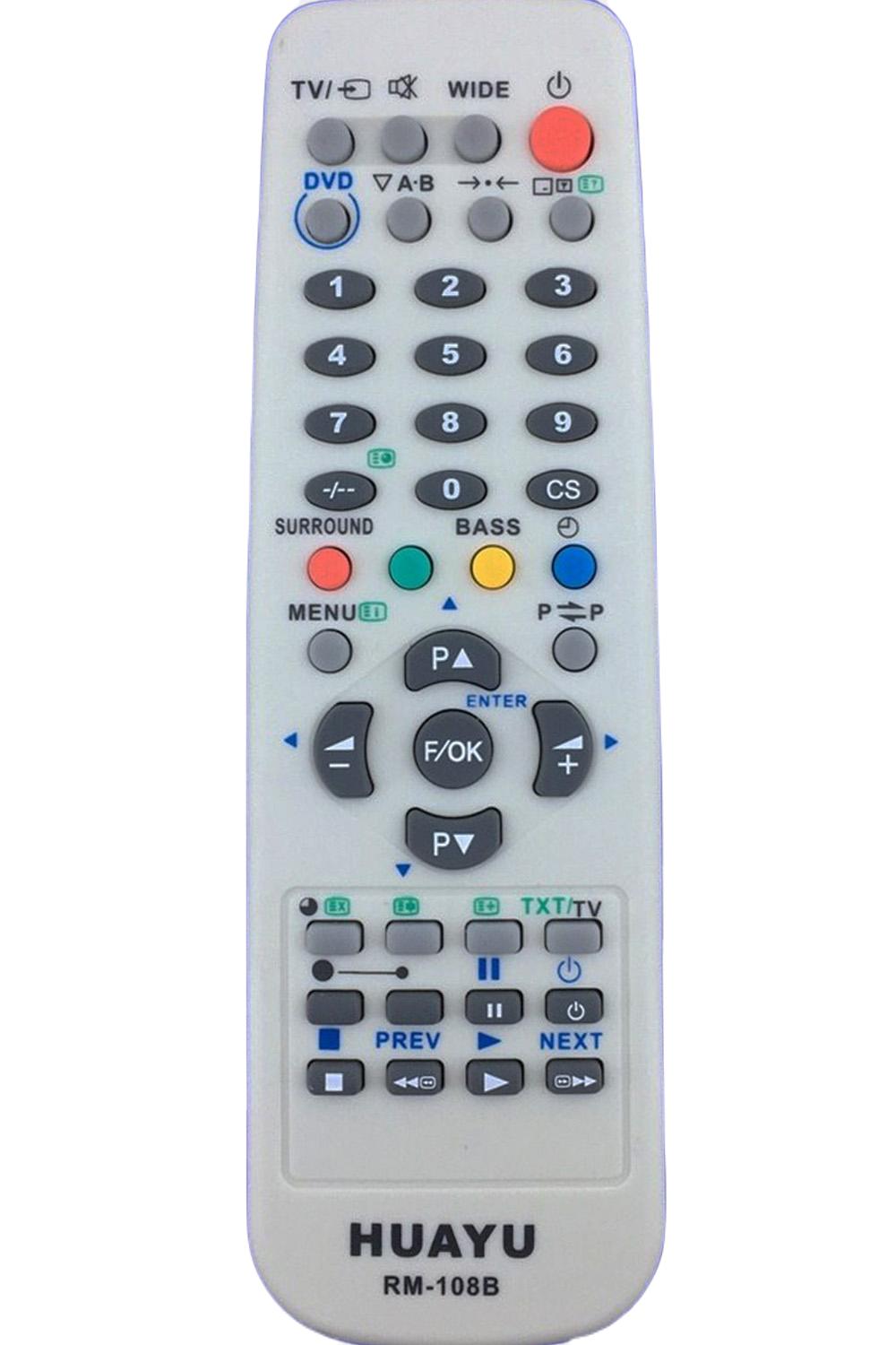 Универсальный пульт для телевизора Sanyo RM-108B (2174)