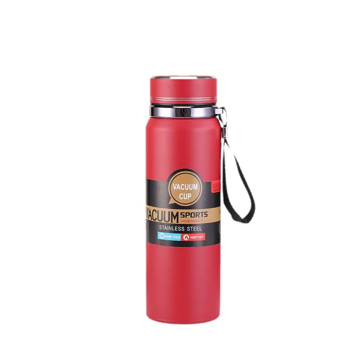 Термос Vacuum Sports с датчиком температуры 1 л Красный (HP-14-30R)