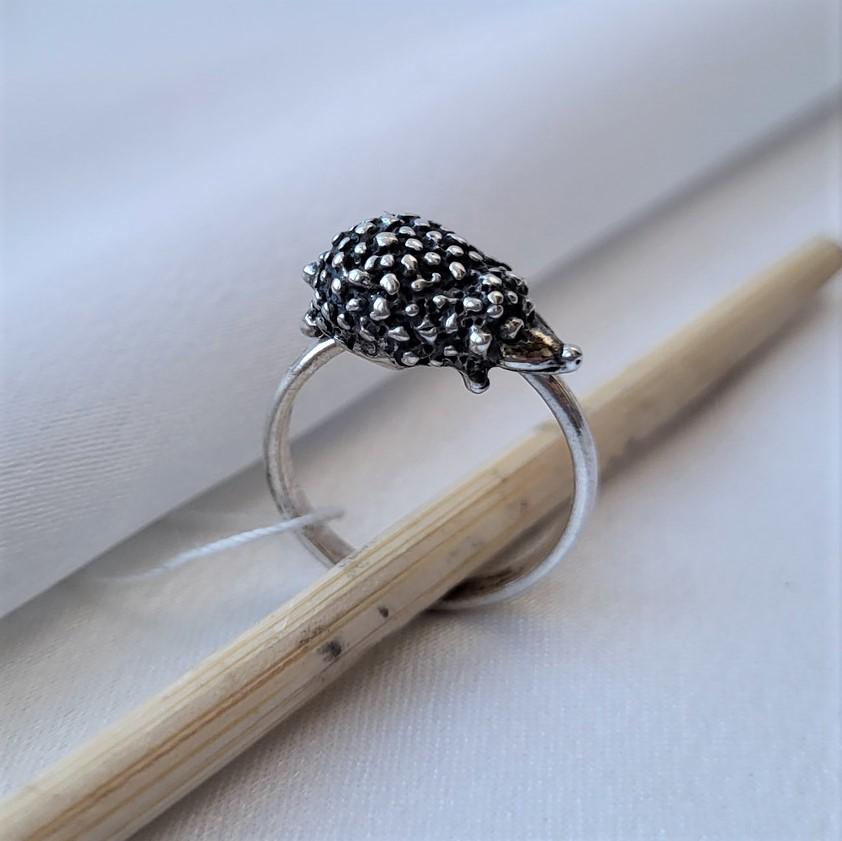 Кольцо из серебра Ежик Релакс антистресс без камней р. 17,5 3,27 г (11430)
