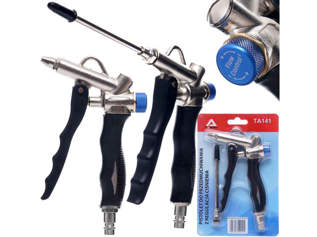 Пневмопистолет продувной с регулировкой давления TAGRED TA141 320 л/мин (TA141) - фото 3 Пневмопистолет продувной с регулировкой давления TAGRED TA141 320 л/мин (TA141) - фото 3