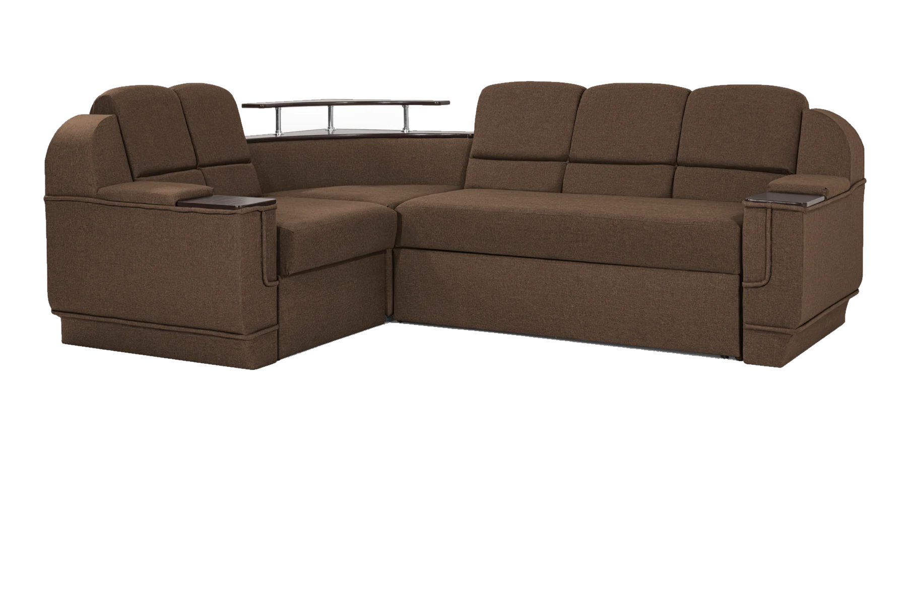 Диван кутовий Меркурій 255х185 см Коричневий (25484948)