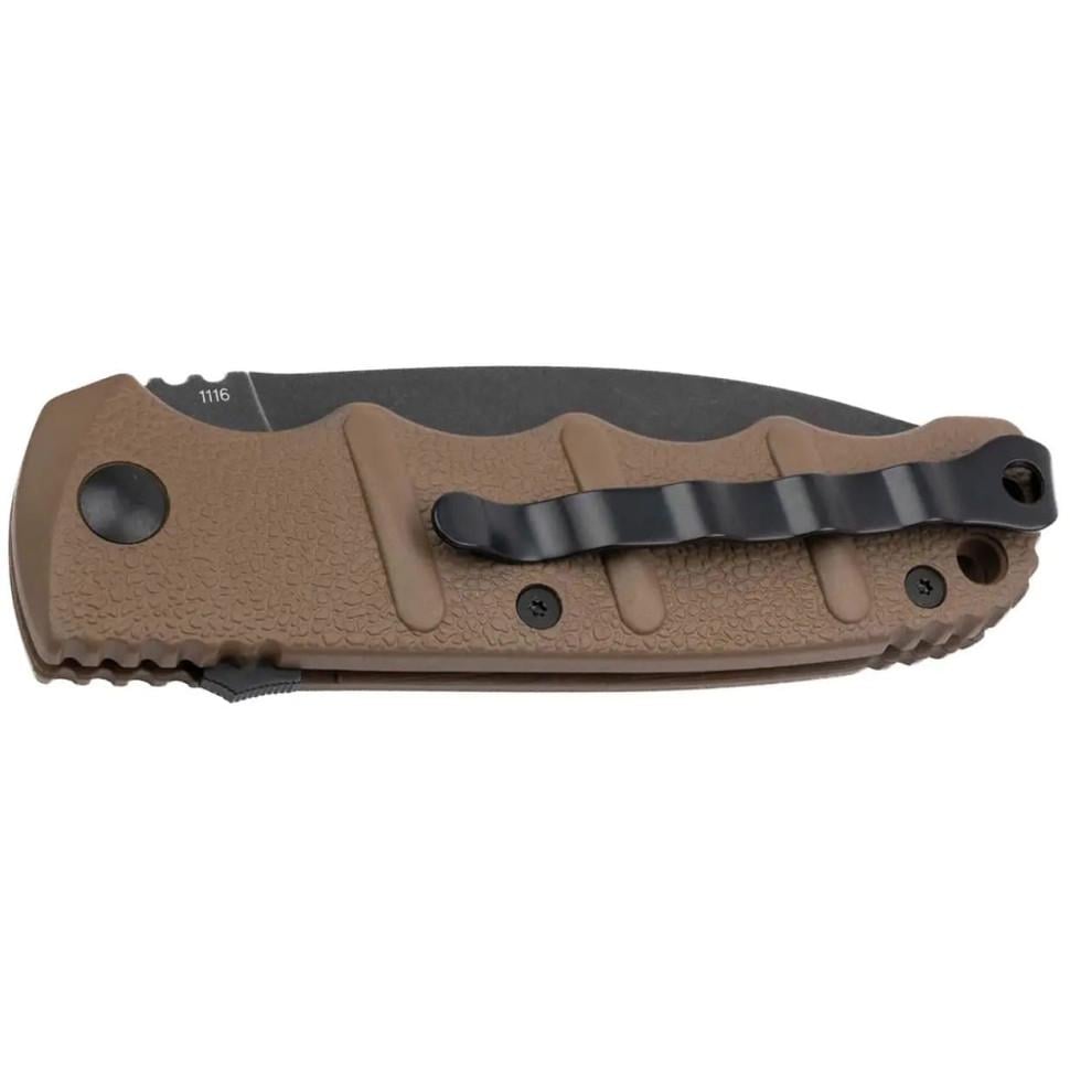 Нож складной Boker Plus AKS-74 Dagger Smokewash Brown (01KALS89) - фото 3