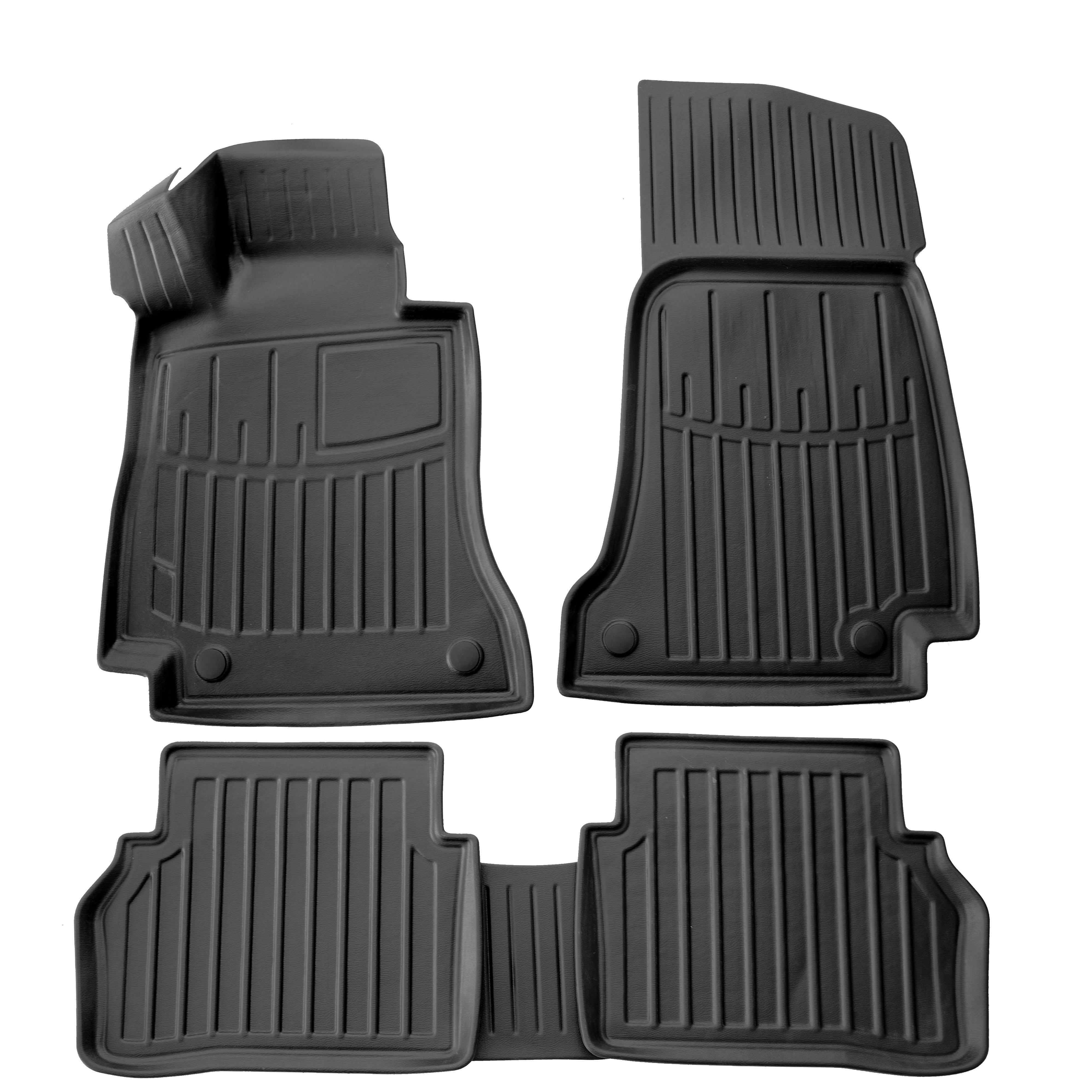 Коврики Stingray 3D для Mercedes E-сlass W213 2016-2023 рр. полиуретан 5 шт. Черный (158313)
