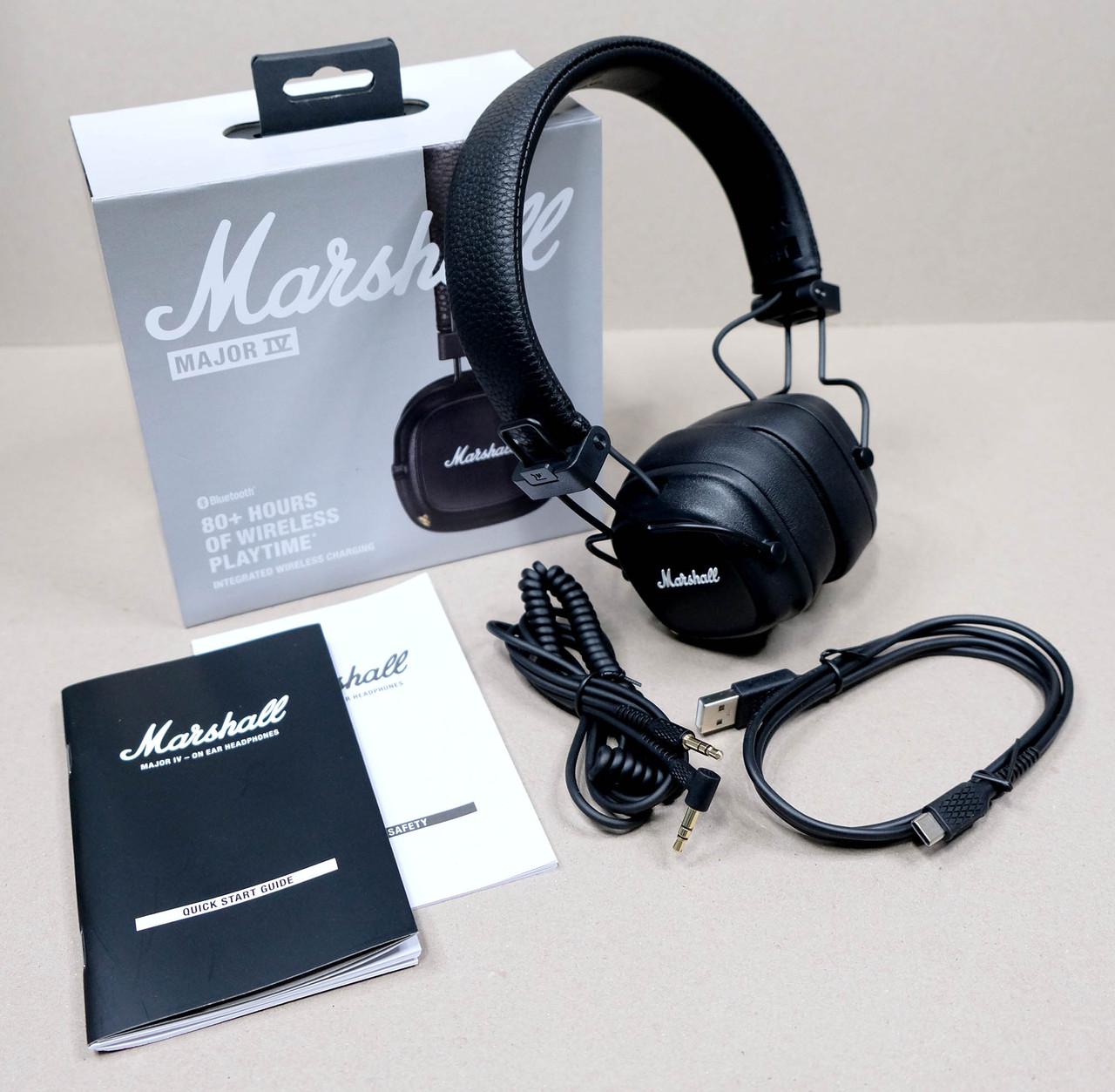Наушники беспроводные Marshall Major IV Bluetooth Черный