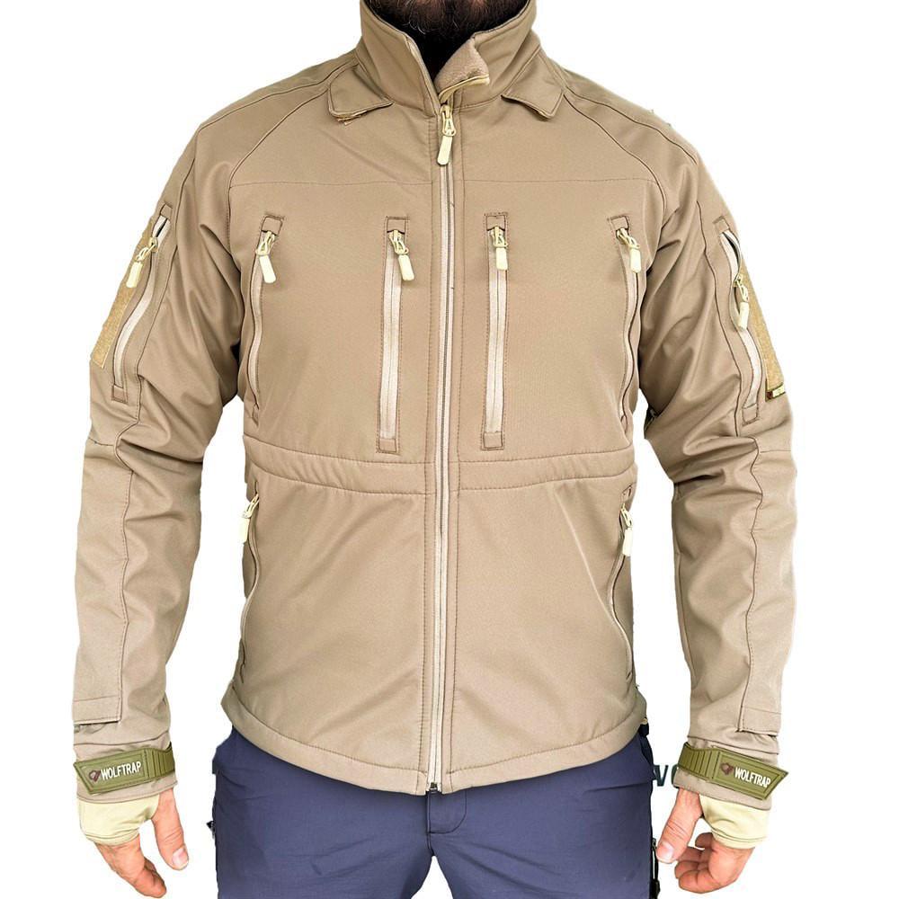 Куртка демісезонна Wolftrap Softshell S р. 46 Койот (vk13 coyot)