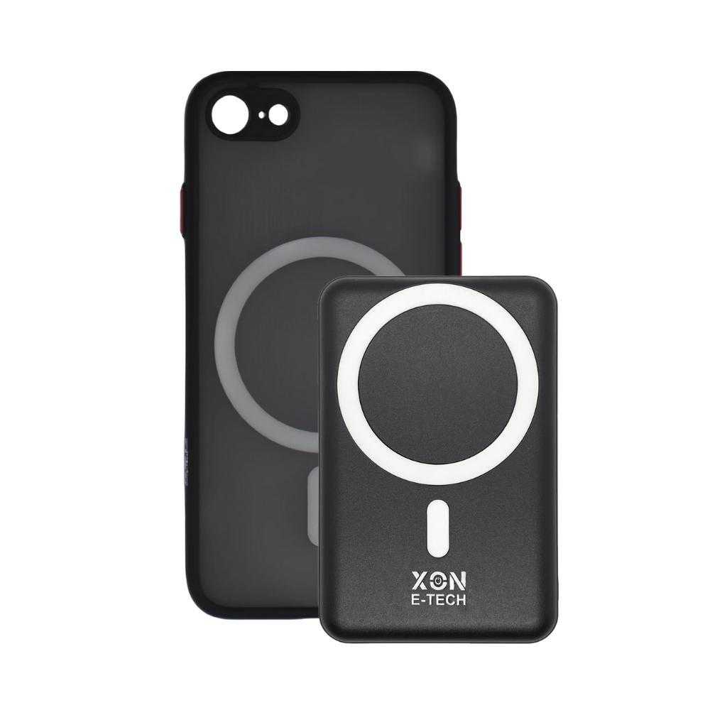 Чехол с беспроводной батареей XON 5000 mAh для iPhone 8/SE 2020 BatteryCase Черный (955703142)