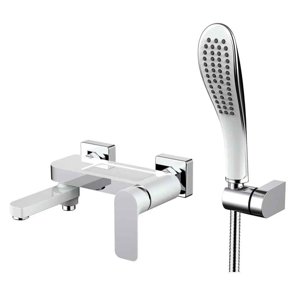 Смеситель для ванны Gappo G3248 Белый/Хром