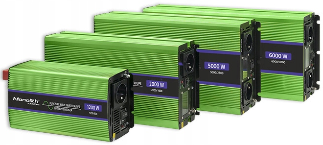 Інвертор 12 230 QOLTEC із чистою синусоїдою та зарядним пристроєм 5000 Вт (2328871139) - фото 9 Інвертор 12 230 QOLTEC із чистою синусоїдою та зарядним пристроєм 5000 Вт (2328871139) - фото 9