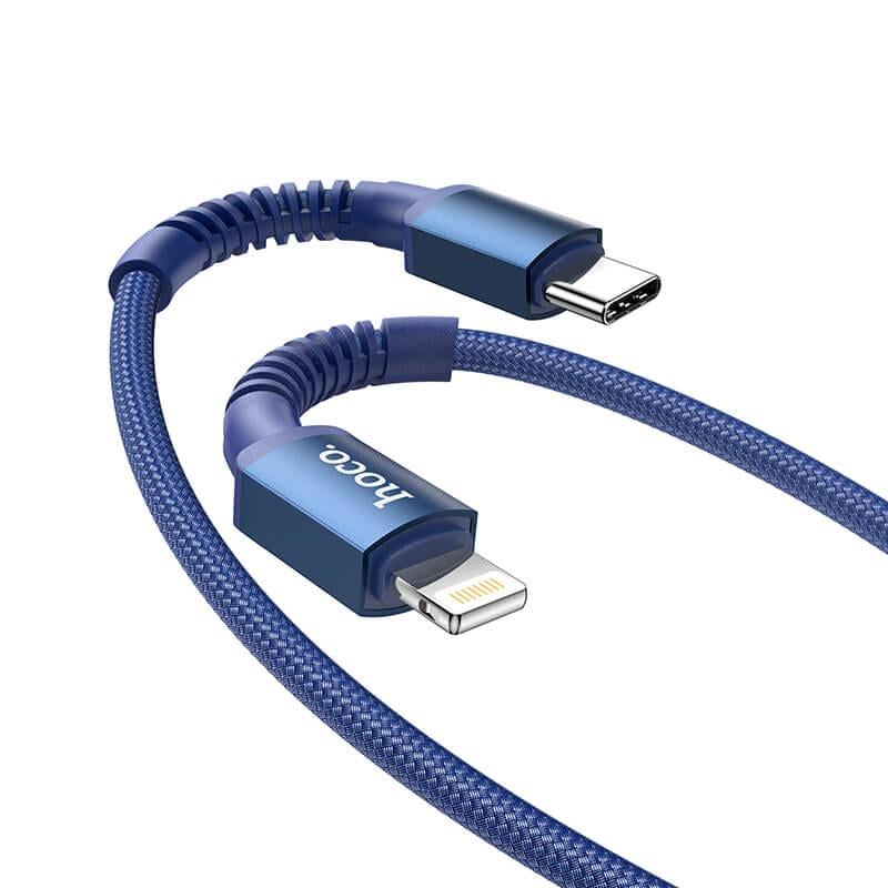 Кабель Hoco Type-C to Lightning Especial PD charging data cable X71 1 м Blue (8792746d) - фото 3