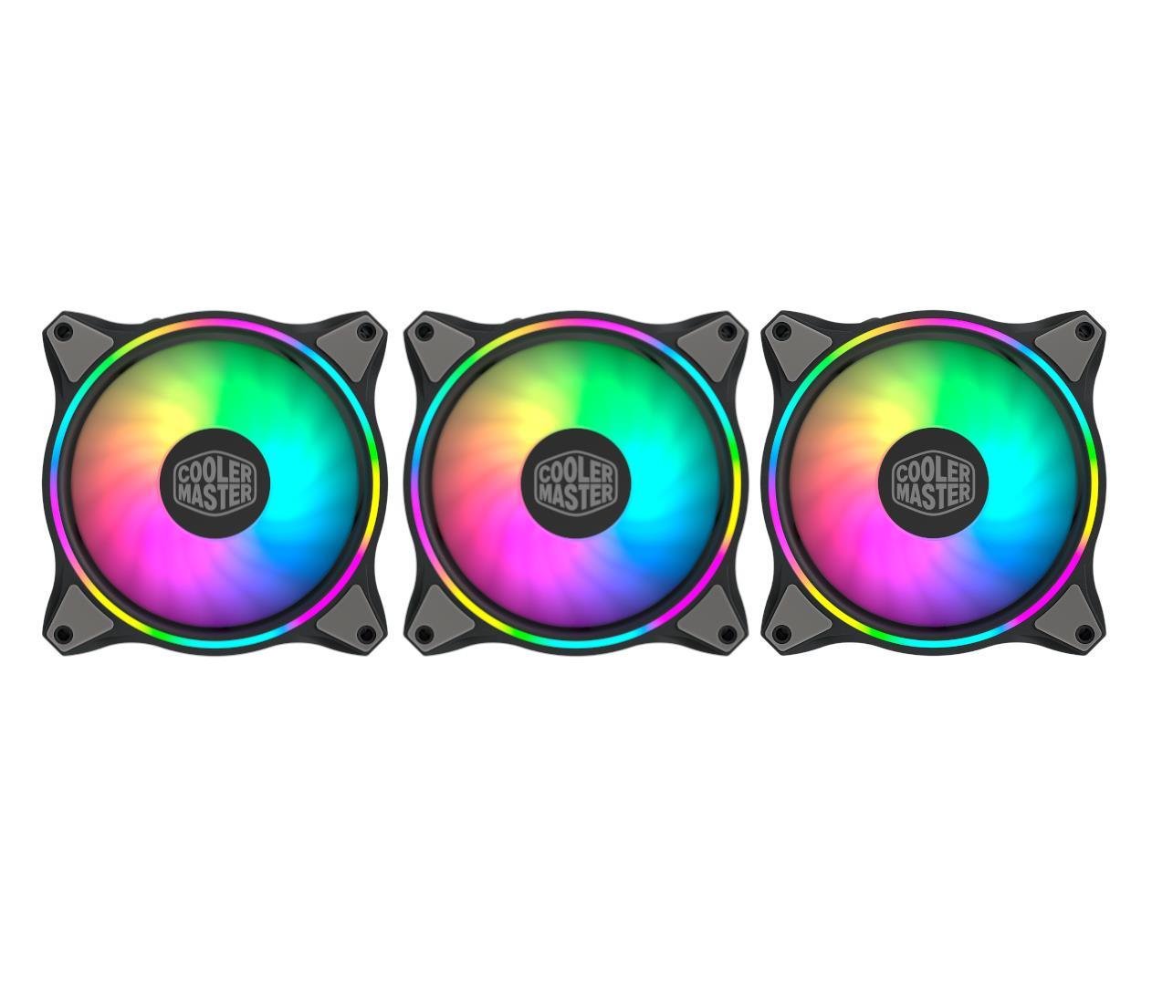 Вентилятор Cooler Master MasterFan MF120 Halo 3in1 ARGB Sync+Wired ARGB Controller (MFL-B2DN-183PA-R1)