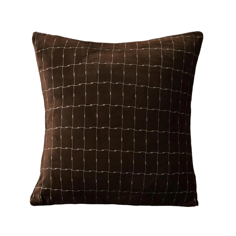 Наволочка декоративная микрофибра Homytex 45х45 см Шоколадная (арт. HT-256002)
