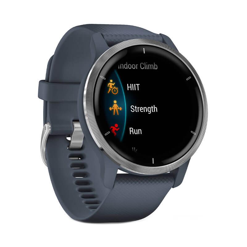 Спортивные часы GARMIN Venu 2 Silver/Granite blue - фото 5