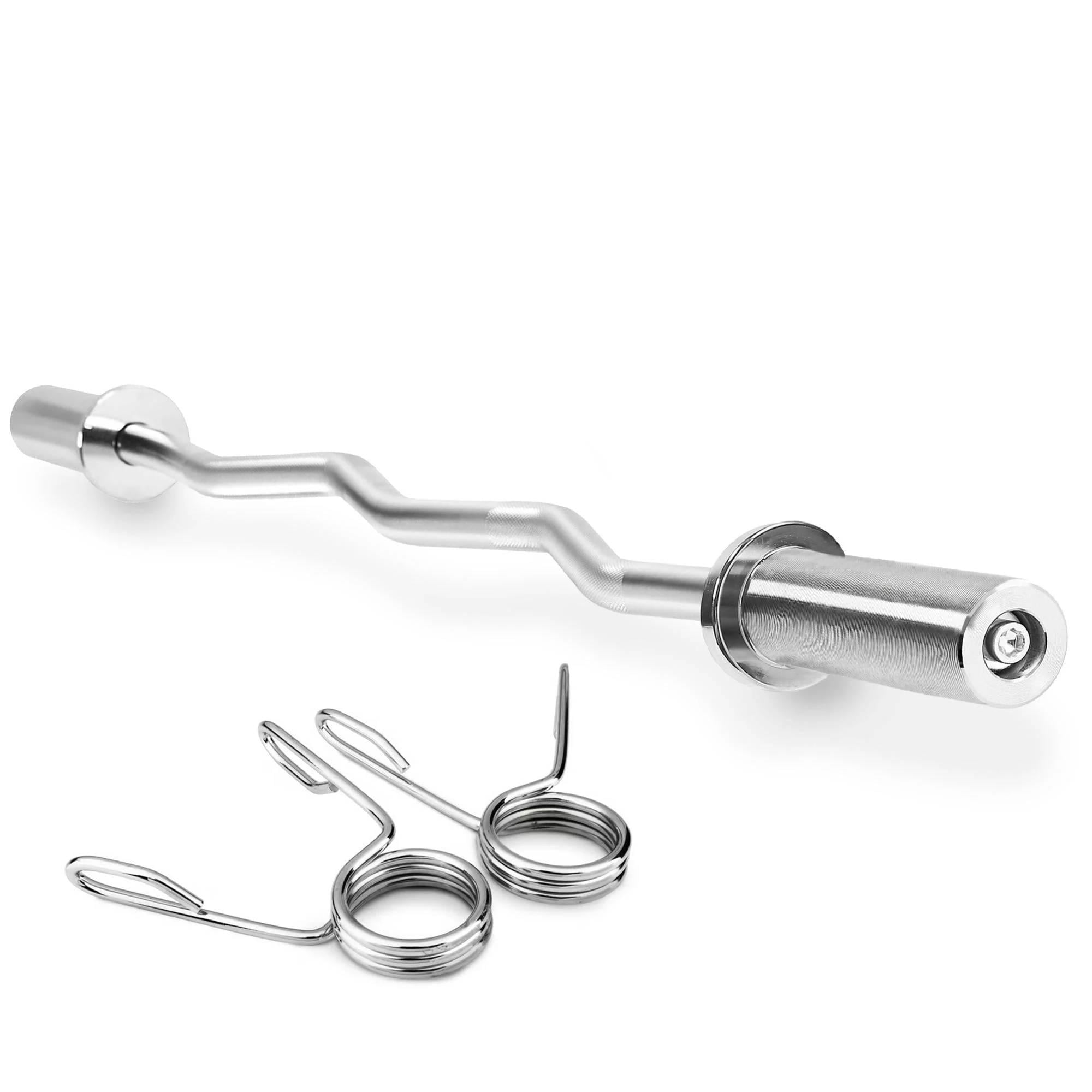 Гриф для штанги олимпийский W-образный Cornix 120 см 50 мм без подшипников (XR-0419)