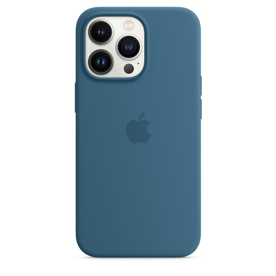 Cиликоновый чехол накладка Silicone Case for iPhone 13 Pro Max, Blue Jay (HC)(A) - фото 2