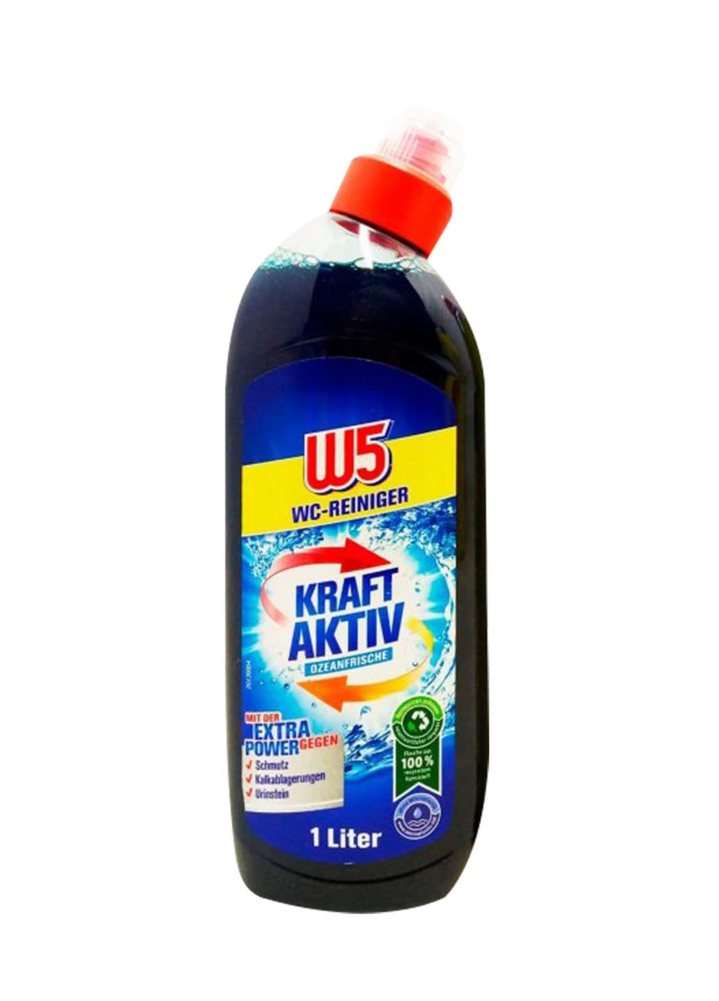 Средство для унитаза W5 Kraft Aktiv Ocean 1 л (НФ-00002590)
