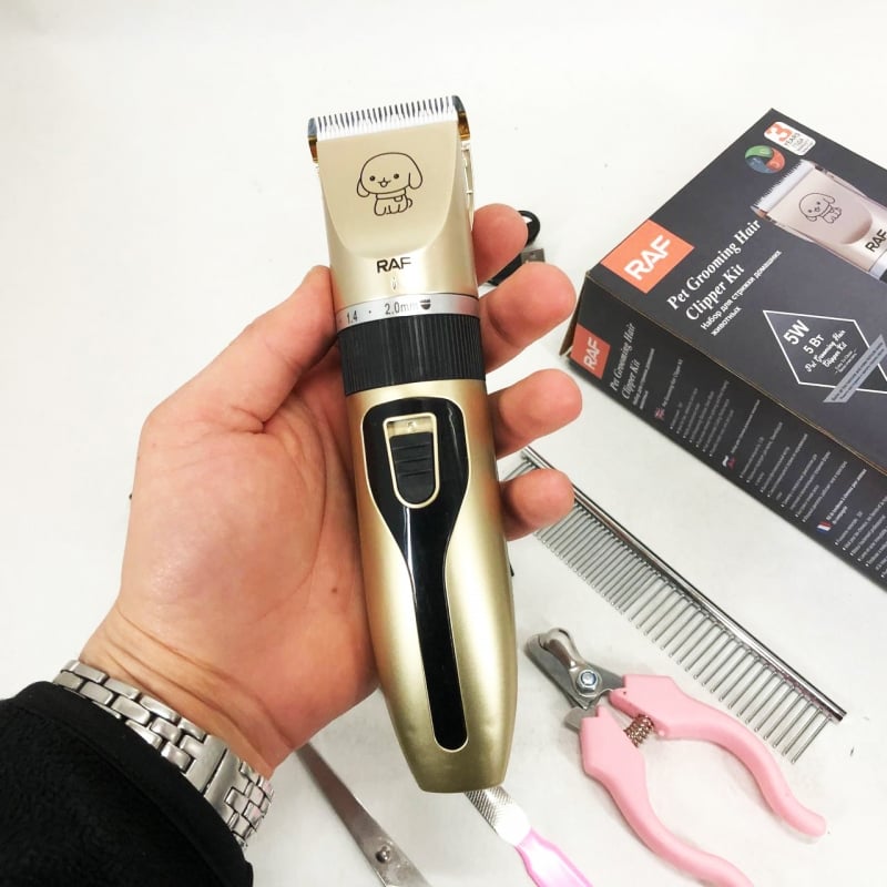 Машинка для стрижки тварин RAF R.436 8в1 Gold (tf7460) - фото 14 Машинка для стрижки тварин RAF R.436 8в1 Gold (tf7460) - фото 14