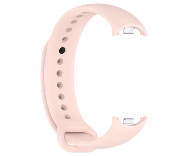 Ремешок Silicone для Xiaomi Mi Band 8 Персиковый