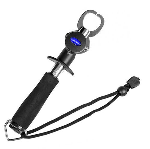 Ліпгрип з рулеткою і вагами до 15 кг рибальський щелепний захват нержавіюча сталь (495447)