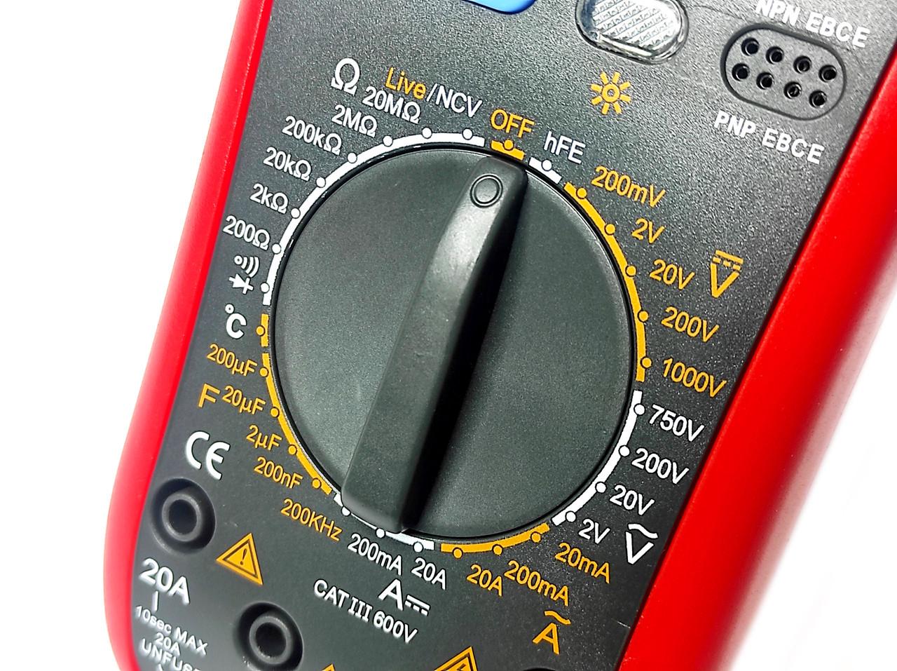 Мультиметр цифровой с термопарой UT61A (1017) - фото 3