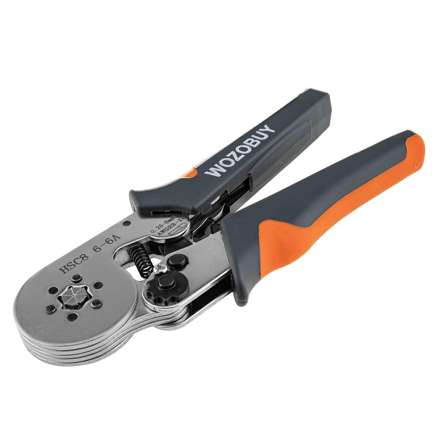Клещи обжимные Wozobuy HSC8 6-6A 0,25-6 мм AWG23-1 с наконечниками (286819)