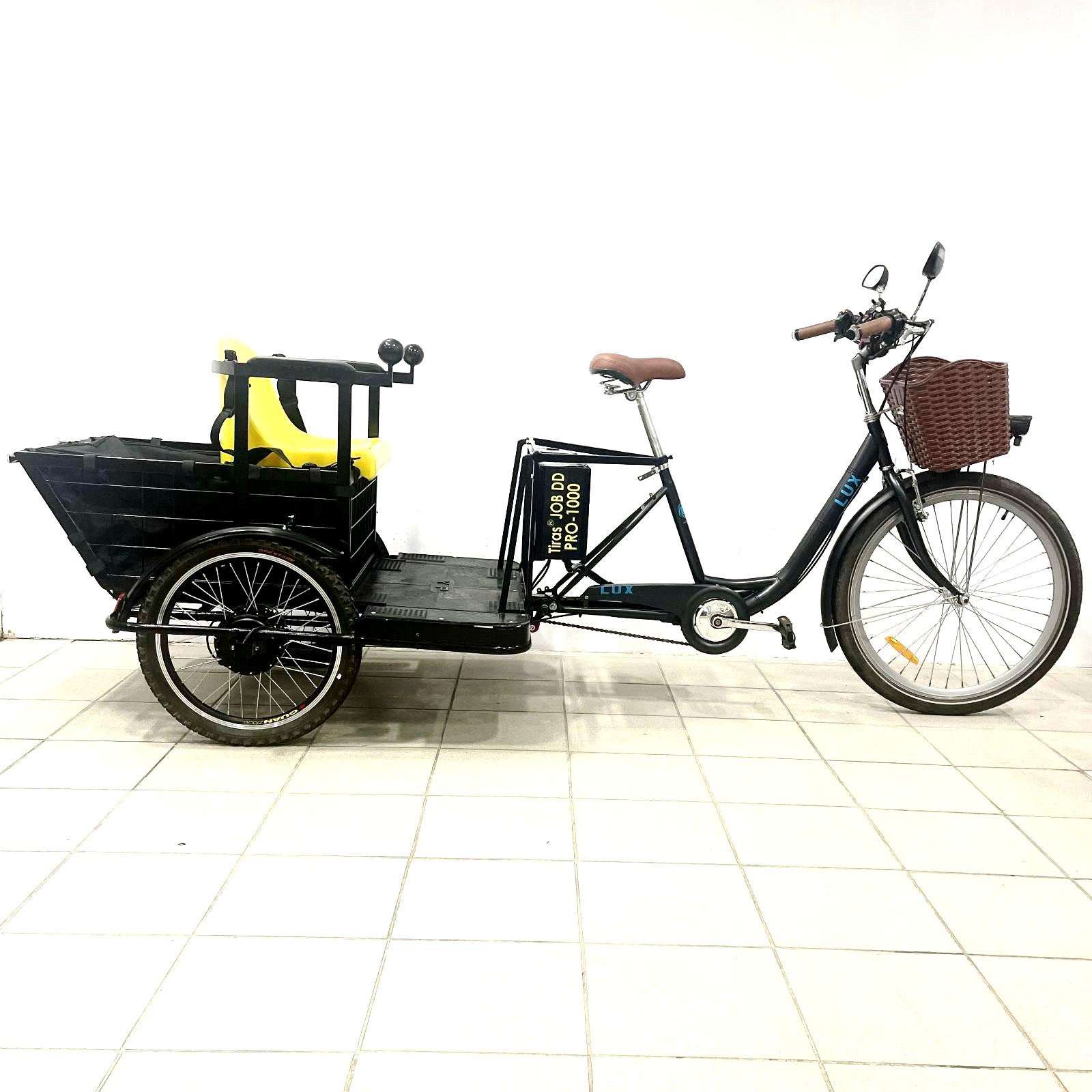 Електровелосипед триколісний Tiras JOB DD PRO-1000 LiFePO4 36V 45Ah - фото 3 Електровелосипед триколісний Tiras JOB DD PRO-1000 LiFePO4 36V 45Ah - фото 3