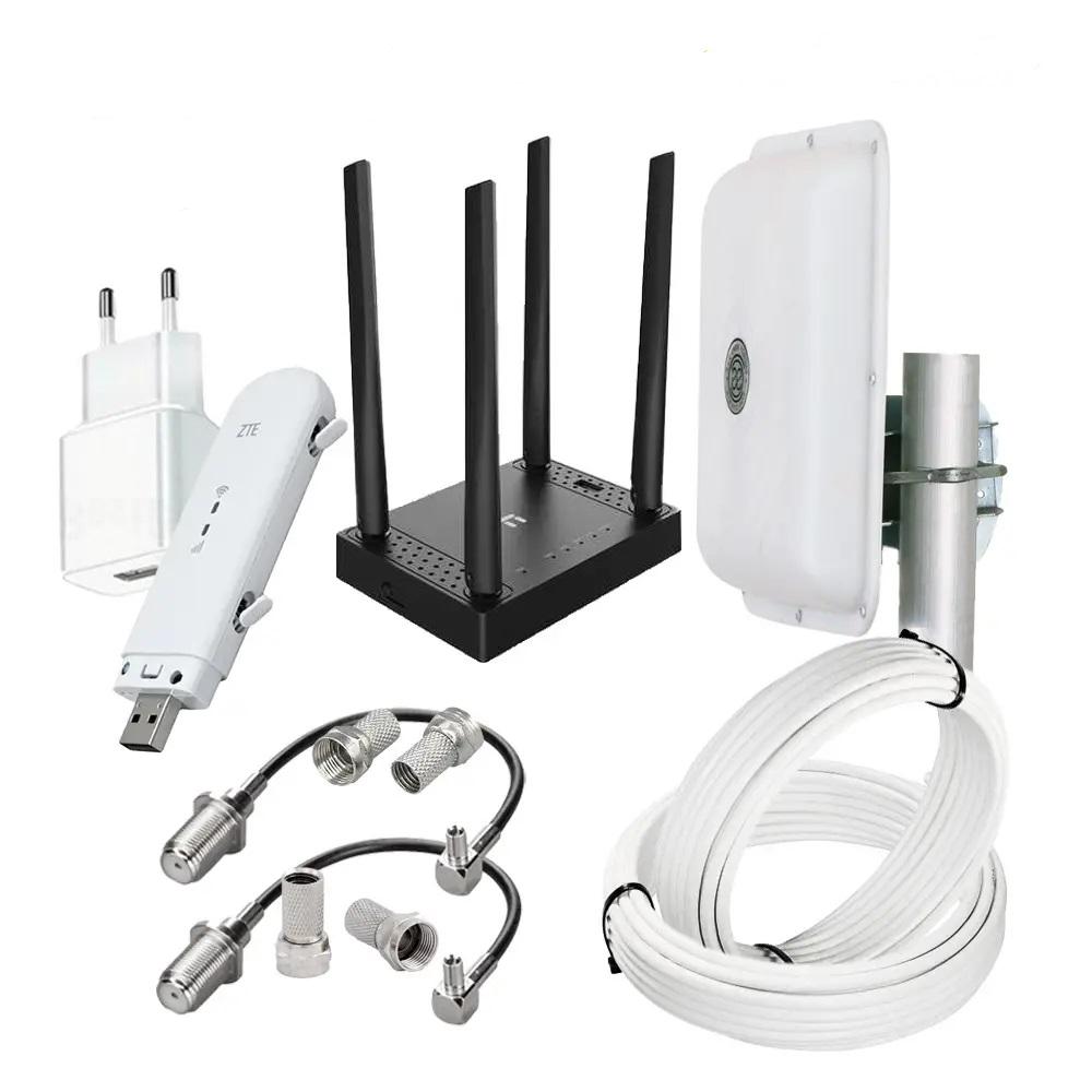 Інтернет комплект 4G з Wi-Fi модемом ZTE MF79U роутер NETIS N5 та панельна антена Energy MIMO 2x15 (1718158963)
